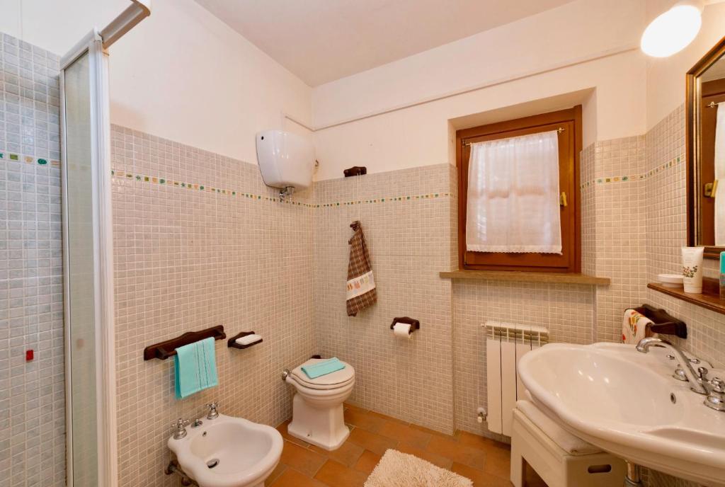 A bathroom at Agriturismo Malagronda
