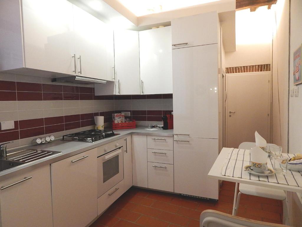Kuchnia lub aneks kuchenny w obiekcie La casa del Centro