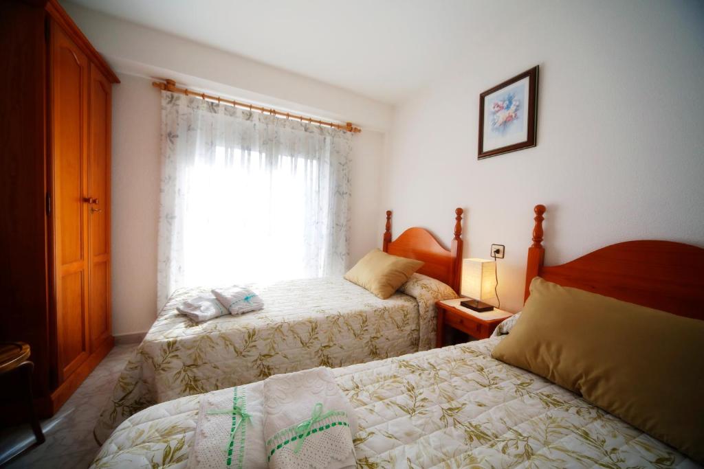 Postel nebo postele na pokoji v ubytování Casa Sallan Laspuña Ordesa Pirineo