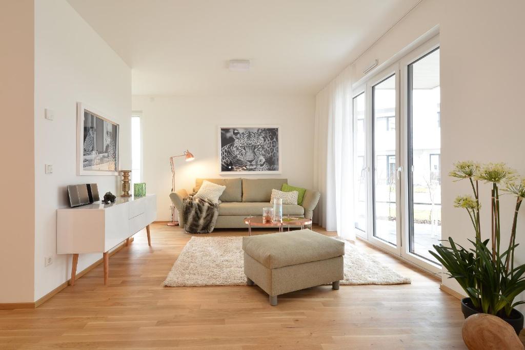 Posezení v ubytování Lunas Appartements Essen