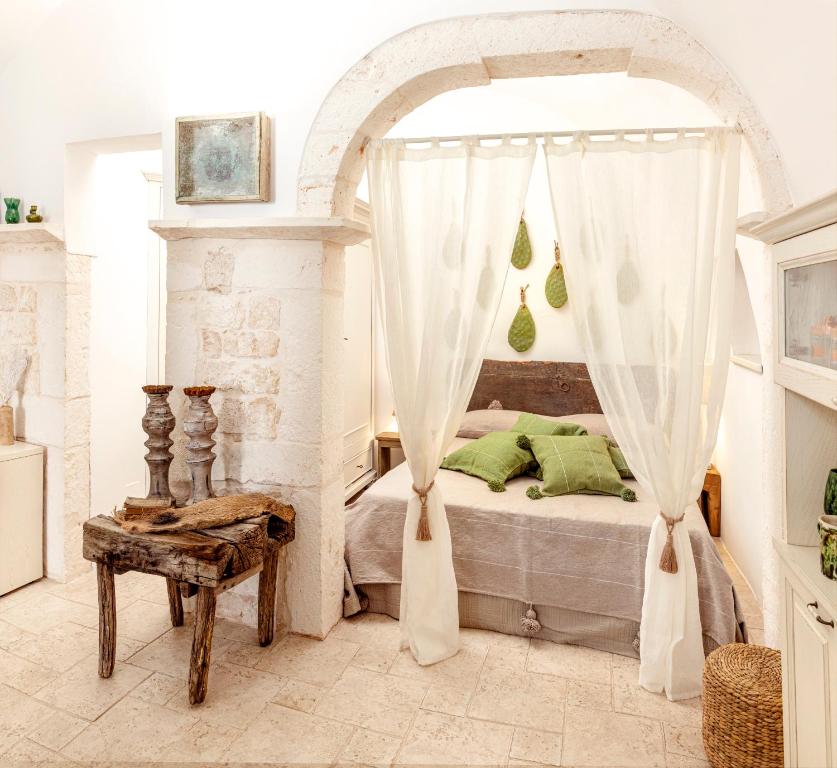 Posezení v ubytování Alesia luxury suite Ostuni