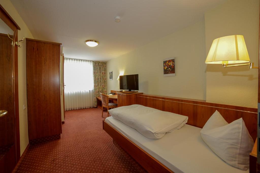 TV a/nebo společenská místnost v ubytování Hotel Post Leutkirch