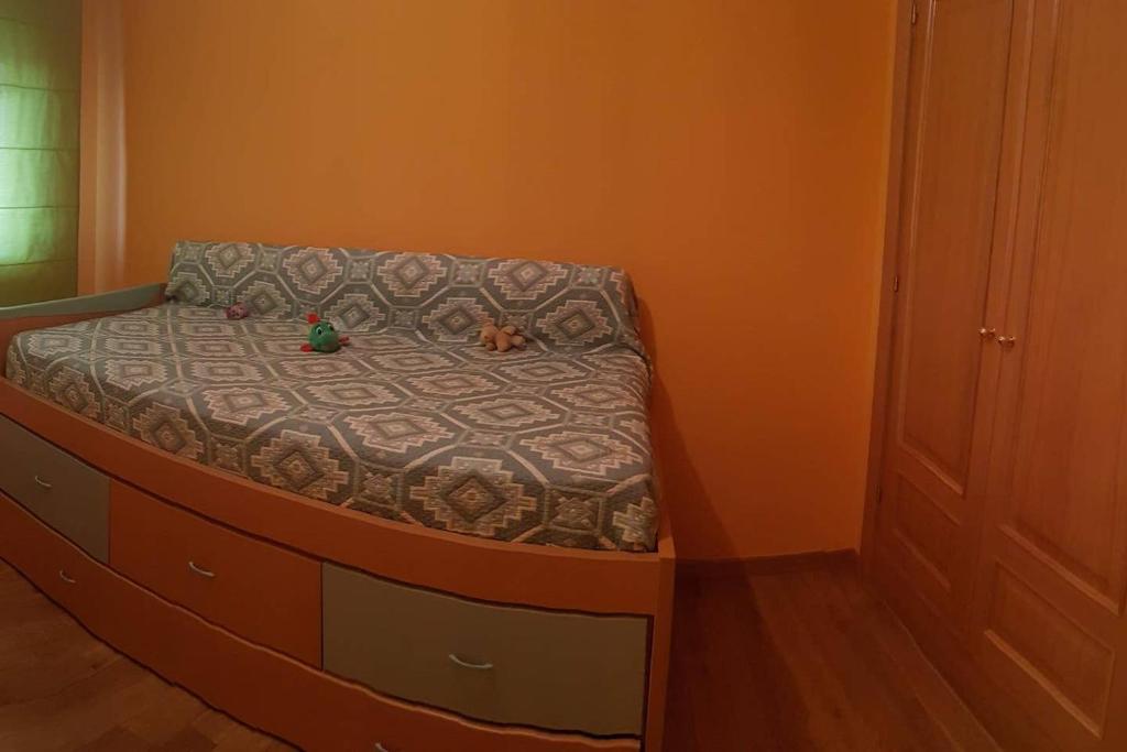 Postel nebo postele na pokoji v ubytování Lomar