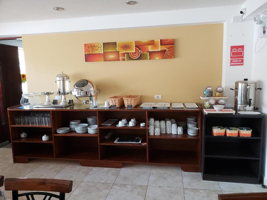 Příslušenství pro přípravu čaje a kávy v ubytování Vita Hoteles Colca
