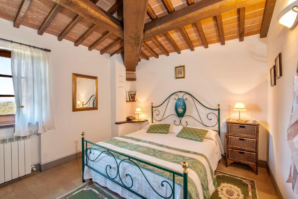 A bed or beds in a room at Agriturismo Malagronda