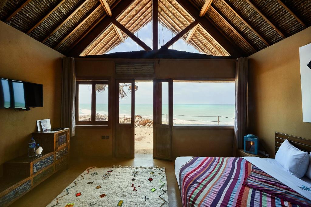 Кровать или кровати в номере Westpoint Dakhla