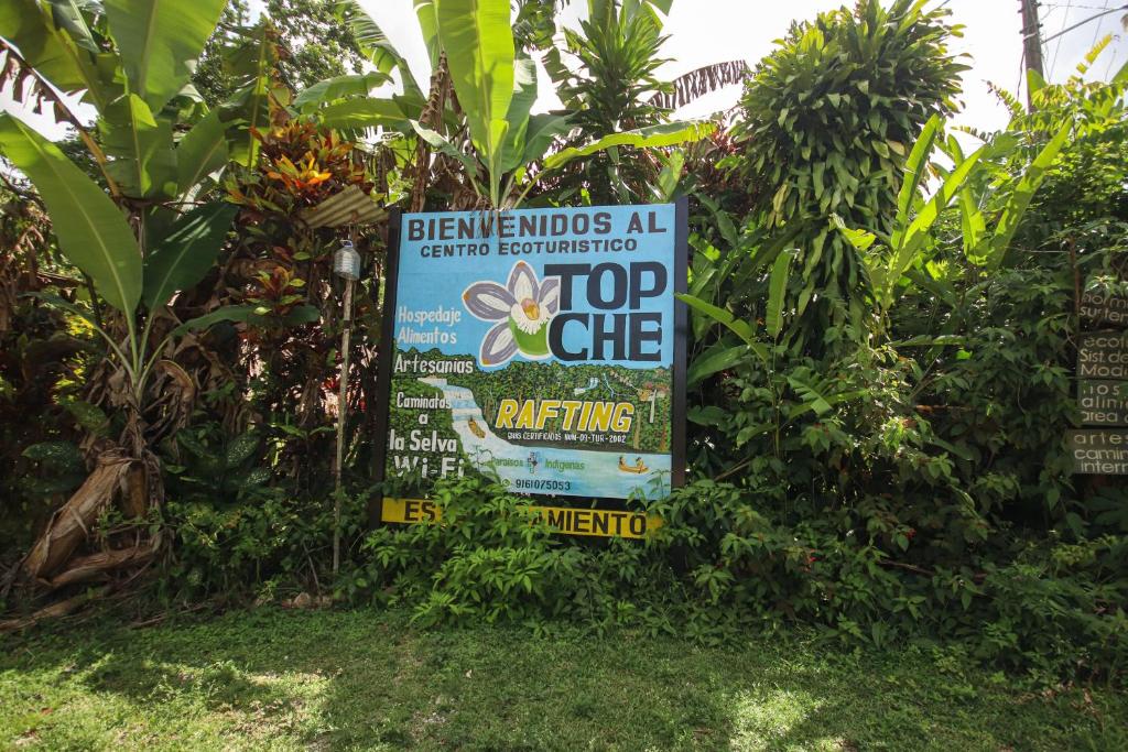 Zahrada ubytování Topche, Centro Ecoturístico