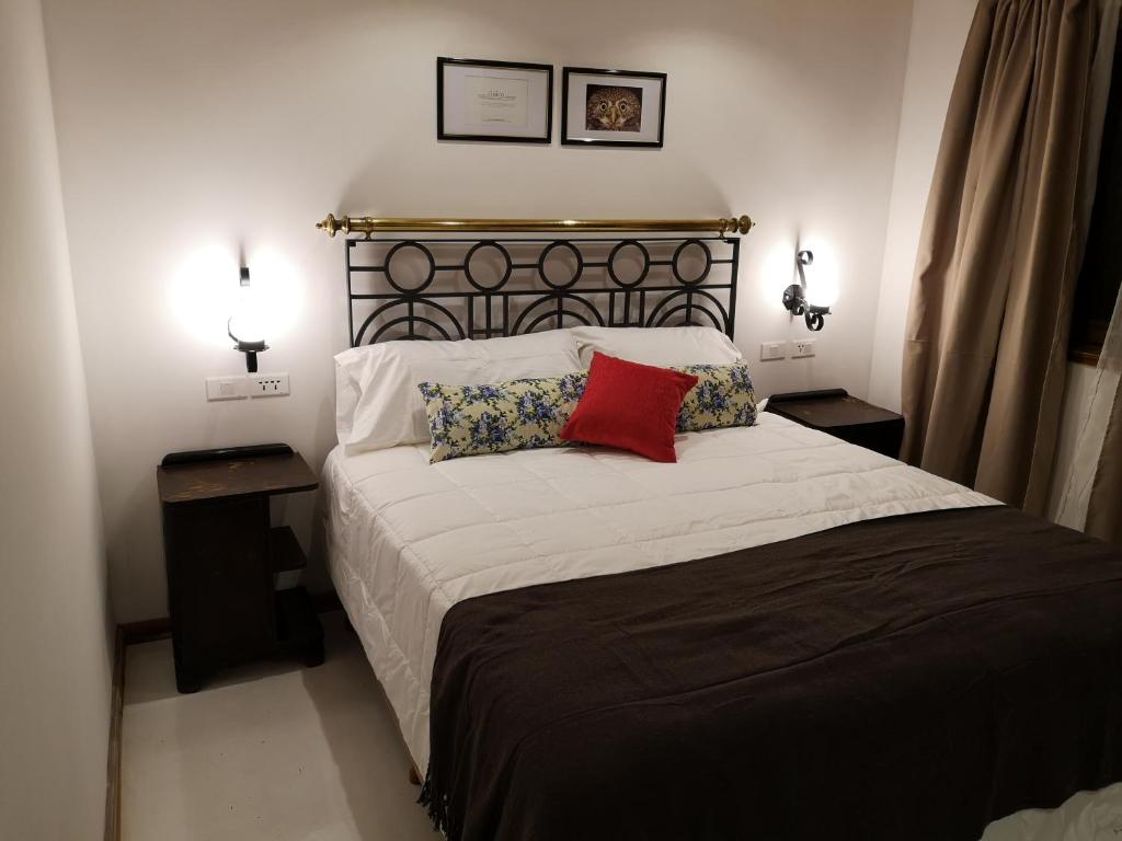 Postel nebo postele na pokoji v ubytování Rincón Escondido B&B