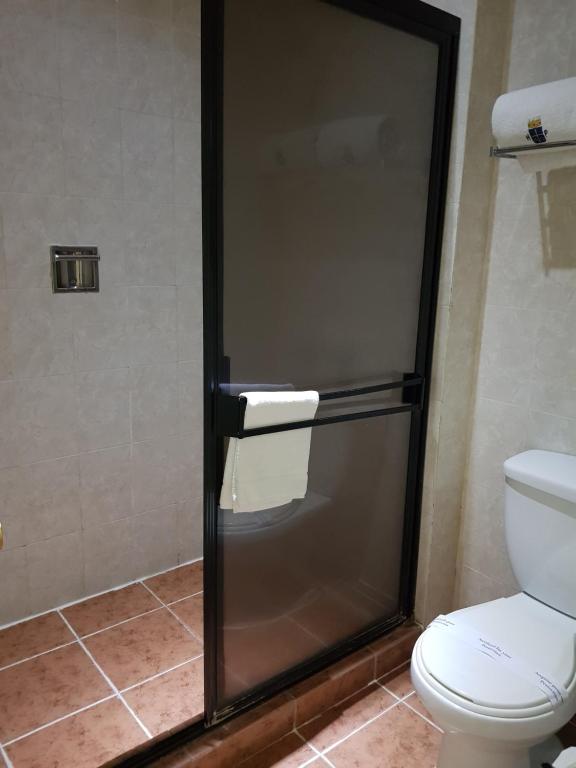 Koupelna v ubytování Hotel Principado Tijuana Aeropuerto