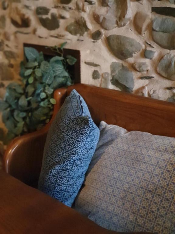 Postel nebo postele na pokoji v ubytování La Casina de Terobe