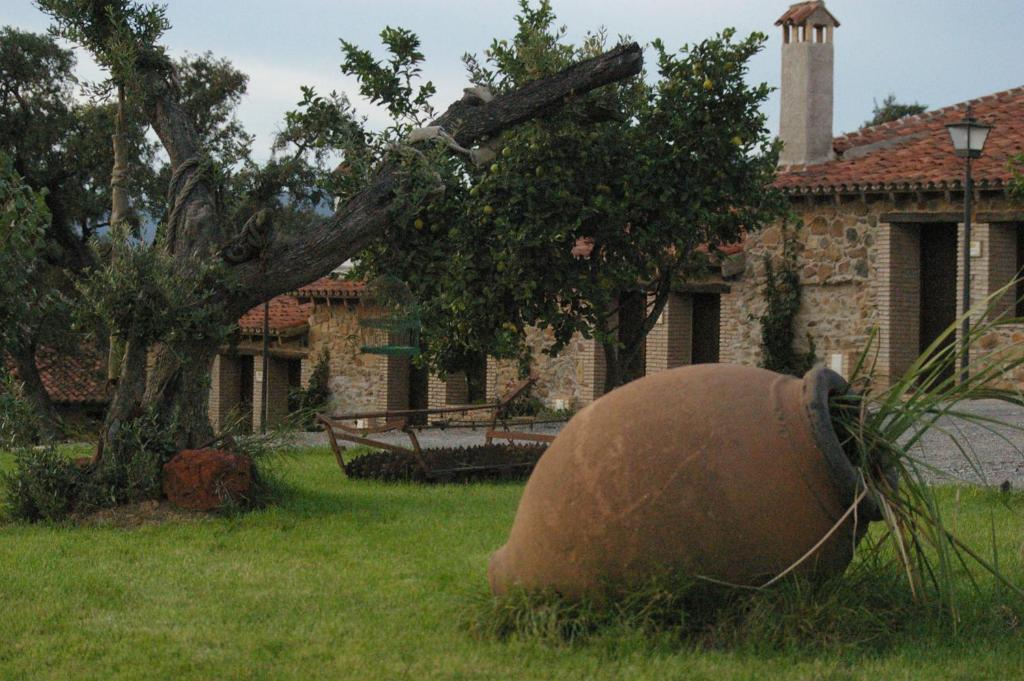 Jardín al aire libre en Finca Los Caleros