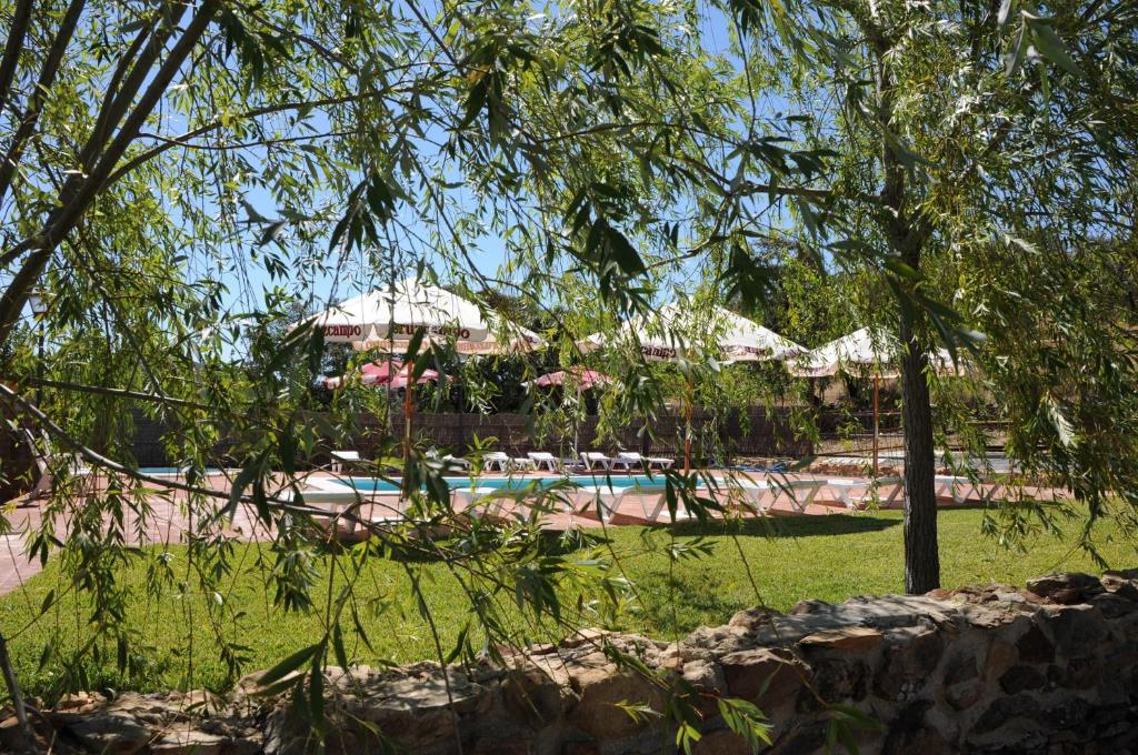 Jardín al aire libre en Finca Los Caleros