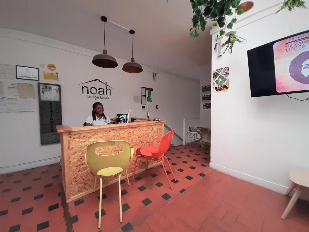 TV a/nebo společenská místnost v ubytování Noah boutique hostels Medellín