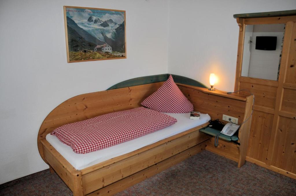 Postel nebo postele na pokoji v ubytování Pension Belvedere