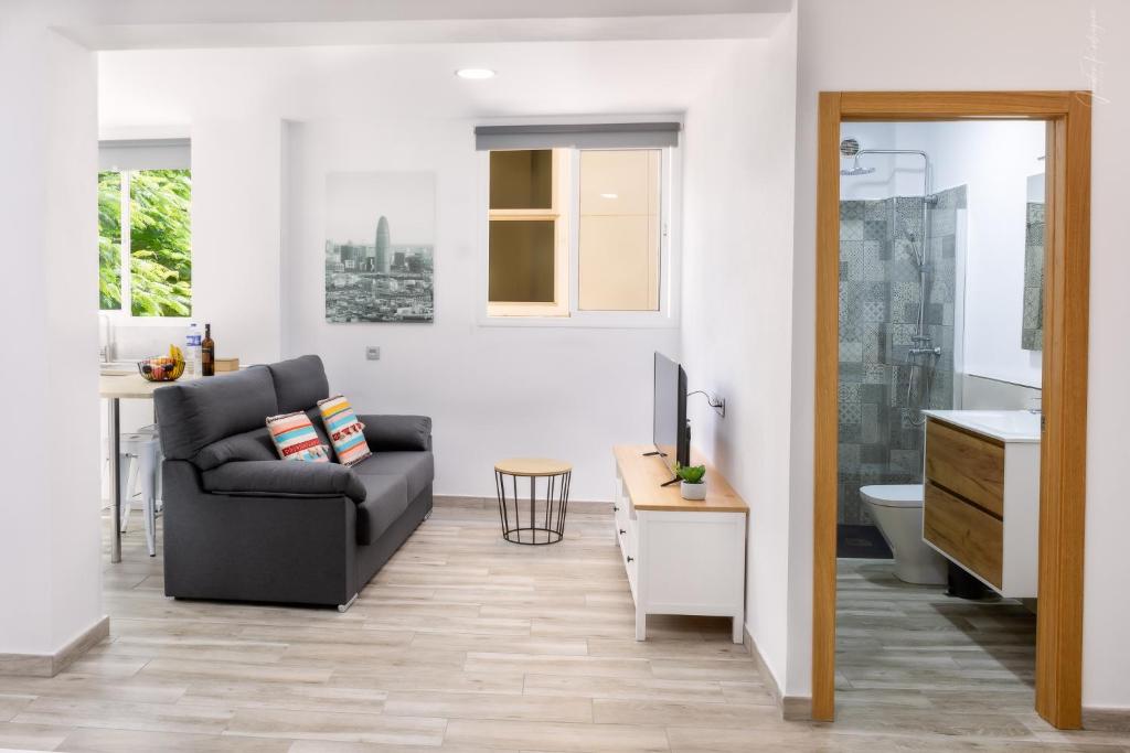 Posezení v ubytování Apartamentos Los Laureles