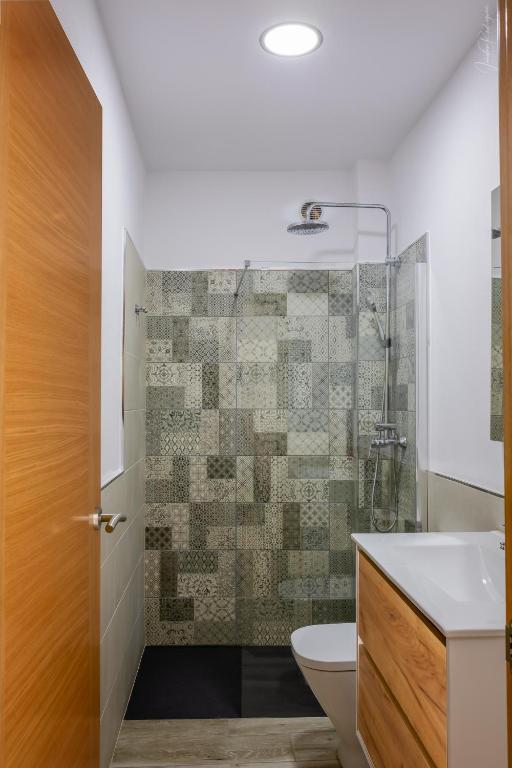 Koupelna v ubytování Apartamentos Los Laureles