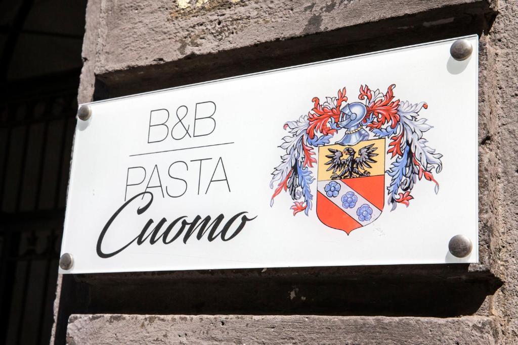 Certyfikat, podpis lub inny dokument wystawiony w obiekcie b&b Pasta Cuomo