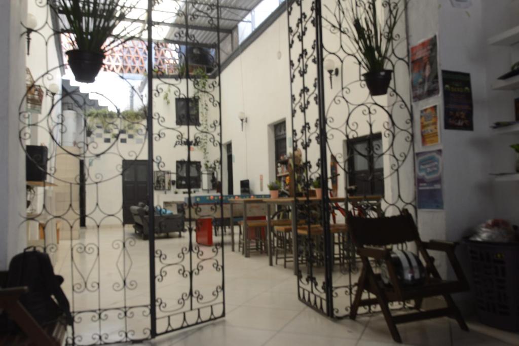 Posezení v ubytování El Petate Hostel