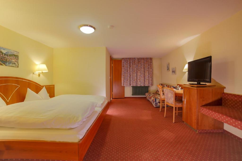 TV a/nebo společenská místnost v ubytování Hotel Post Leutkirch