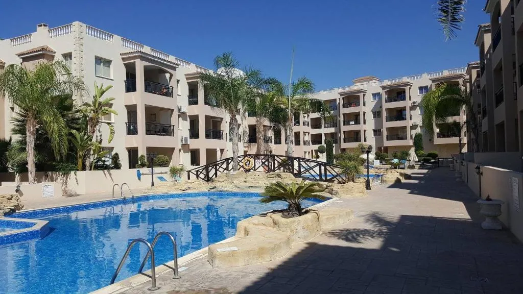 First floor, 2 bedroom apartment, 2 bathrooms, pool view & FREE WIFI, Paphos, Cyprus