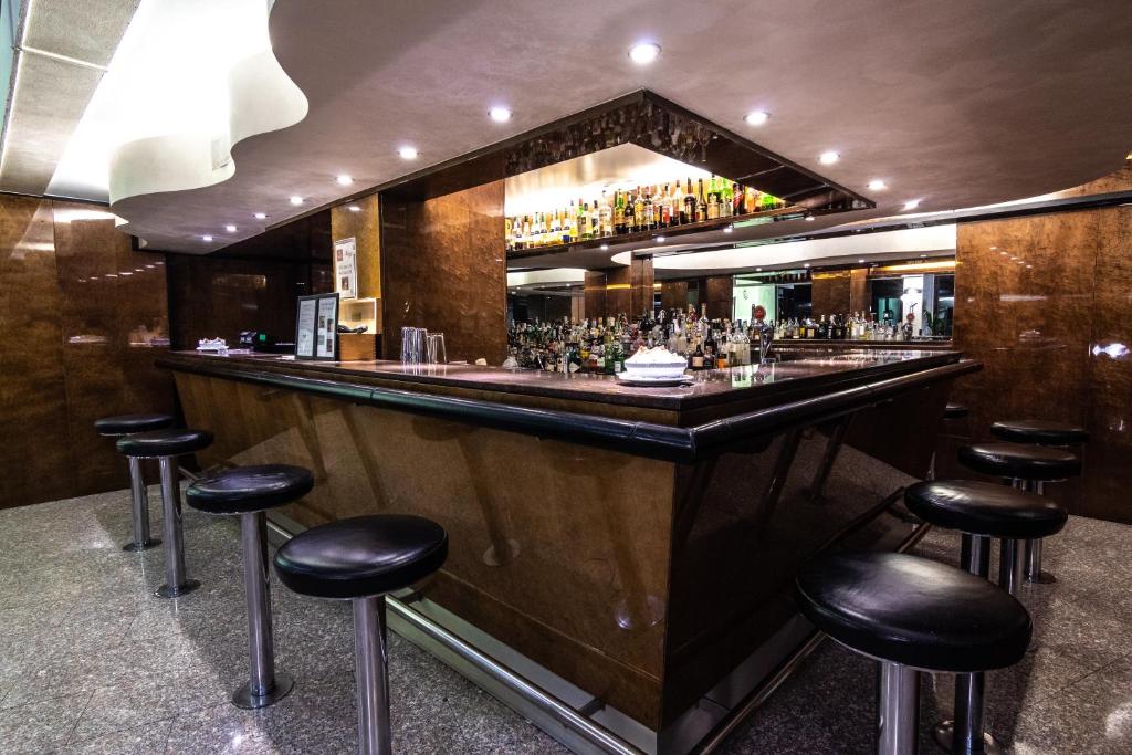 Lounge nebo bar v ubytování Hotel Concorde