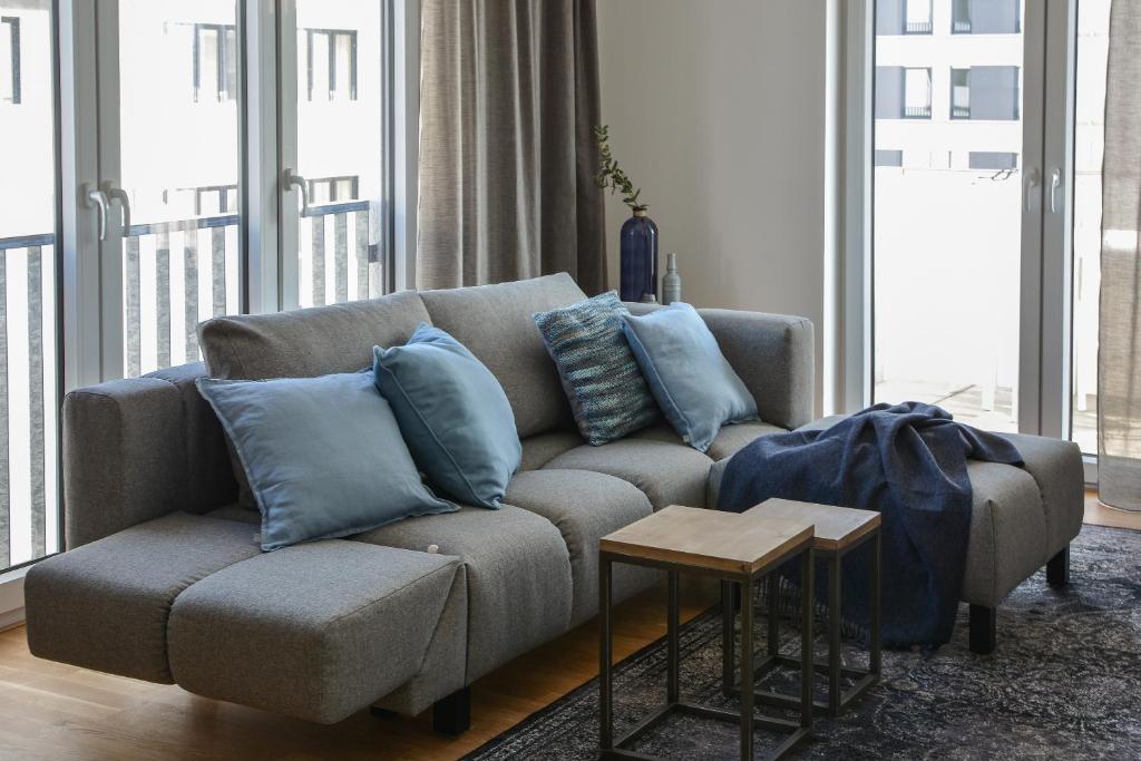 Posezení v ubytování Lunas Appartements Essen
