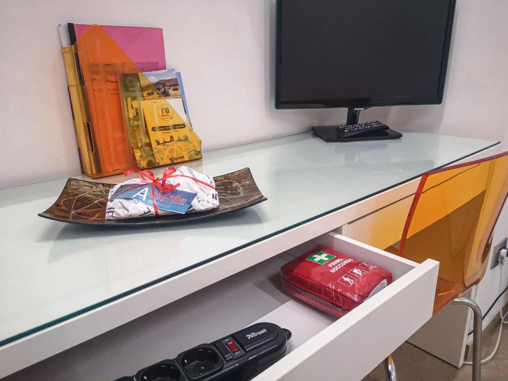 Telewizja i/lub zestaw kina domowego w obiekcie Casaulente