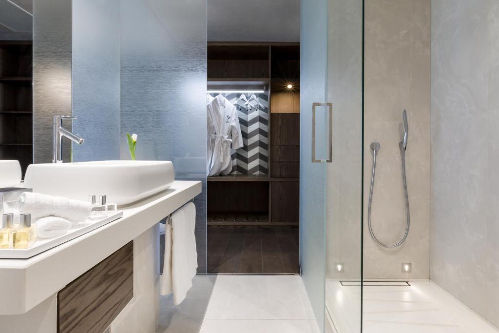 Koupelna v ubytování Maritim Hotel Plaza Tirana