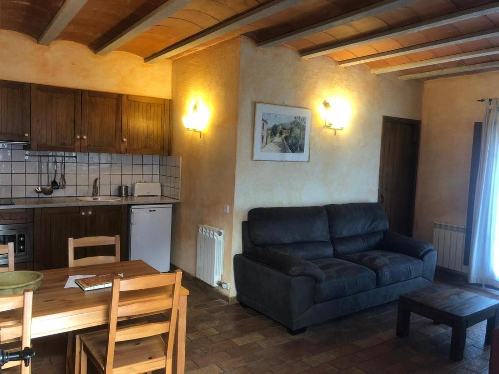 Kuchyň nebo kuchyňský kout v ubytování Apartaments Alzina