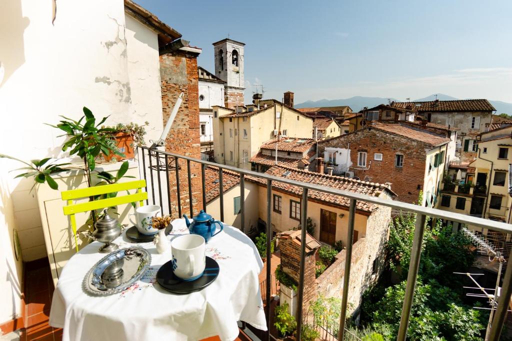 A balcony or terrace at Sinidio