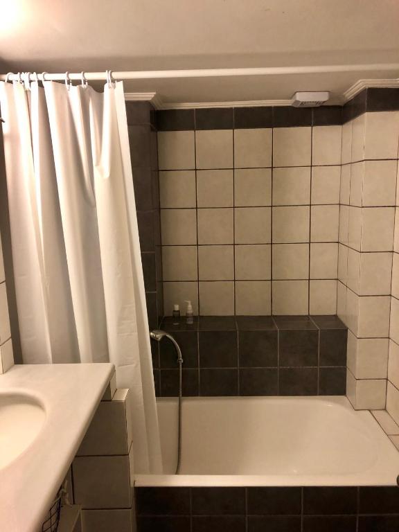 Kúpeľňa v ubytovaní Elenis Athens Apartment