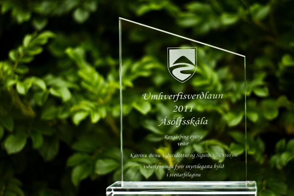 Certifikát, hodnocení, plakát nebo jiný dokument vystavený v ubytování Ásólfsskáli Cottage