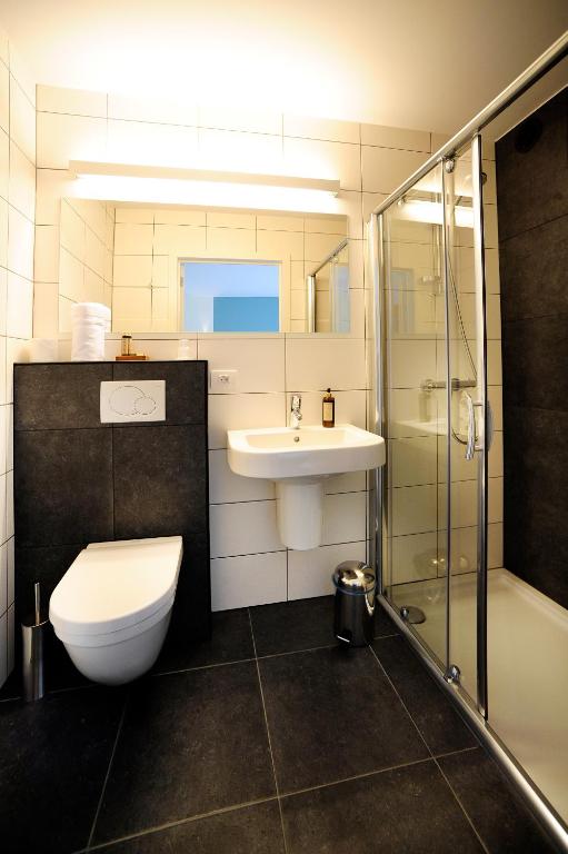 Koupelna v ubytování B&B De Meren