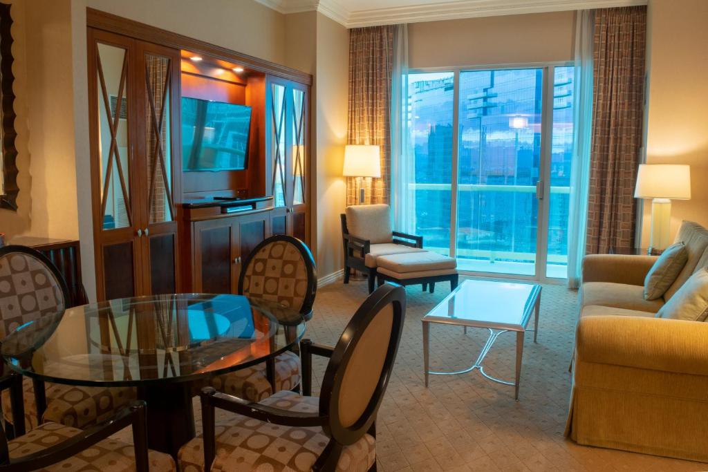 Posezení v ubytování The Signature at MGM Grand - All Suites
