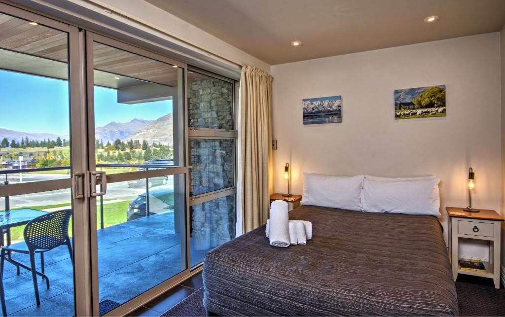 Voodi või voodid majutusasutuse Autoline Motel Queenstown toas