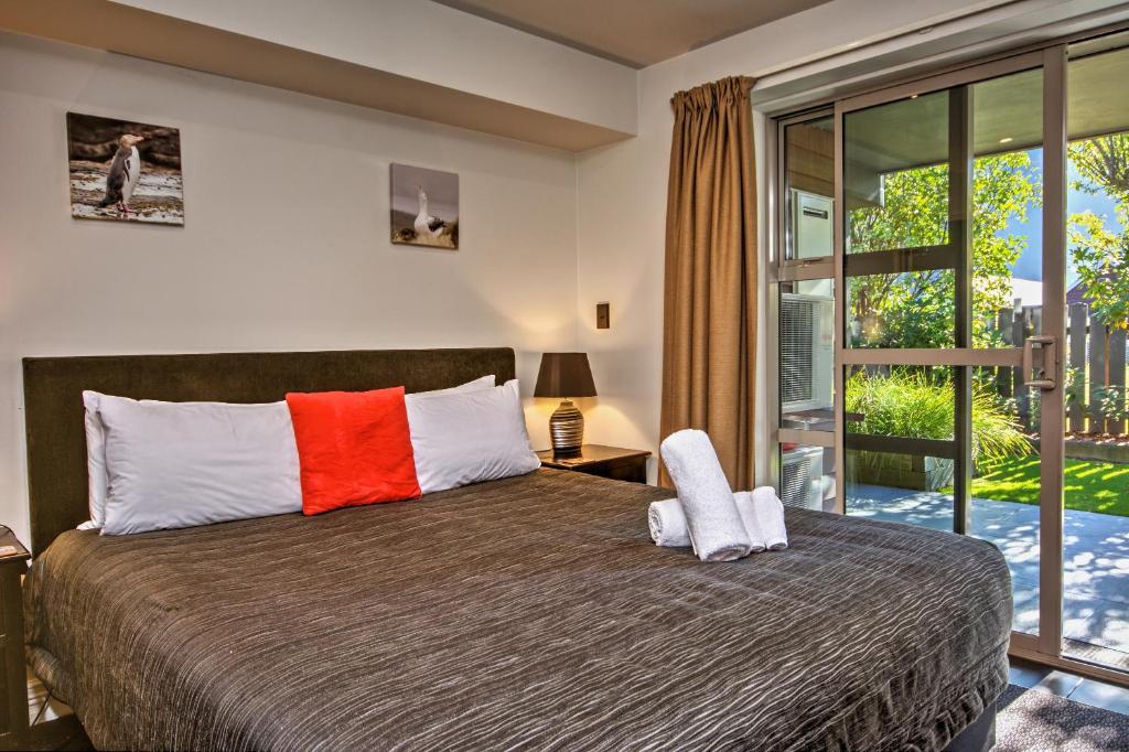 Voodi või voodid majutusasutuse Autoline Motel Queenstown toas