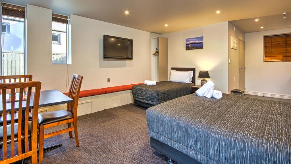 Voodi või voodid majutusasutuse Autoline Motel Queenstown toas