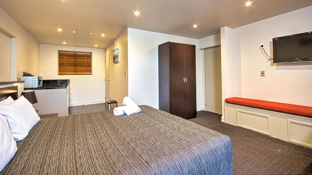 Voodi või voodid majutusasutuse Autoline Motel Queenstown toas