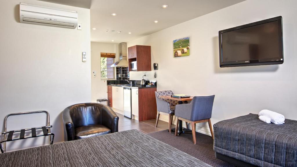 Köök või kööginurk majutusasutuses Autoline Motel Queenstown