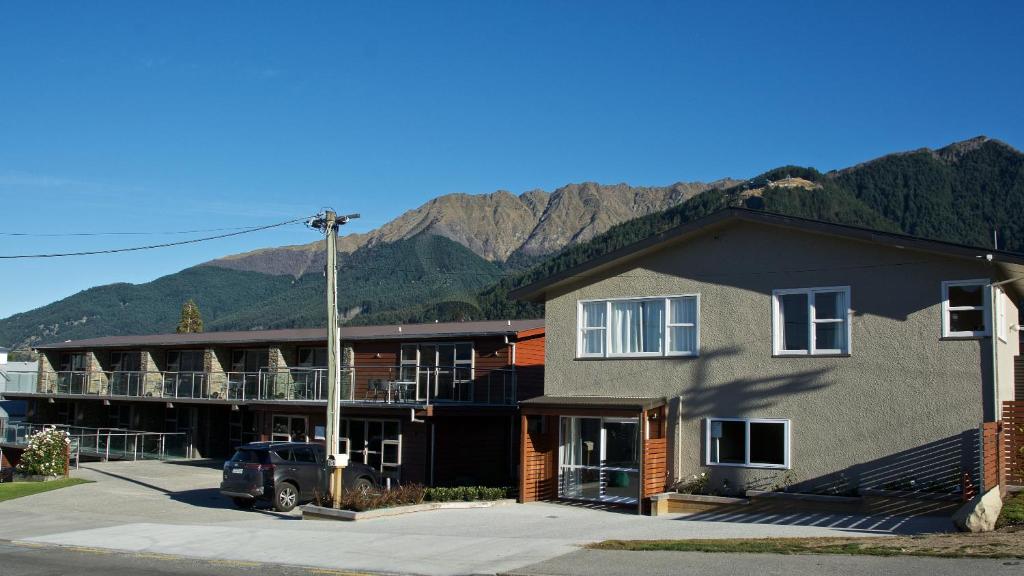 Üldine mäevaade või majutusasutusest Autoline Motel Queenstown pildistatud vaade