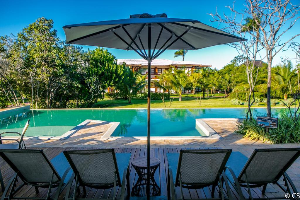  Apartamento Villa da Enseada - Praia privativa