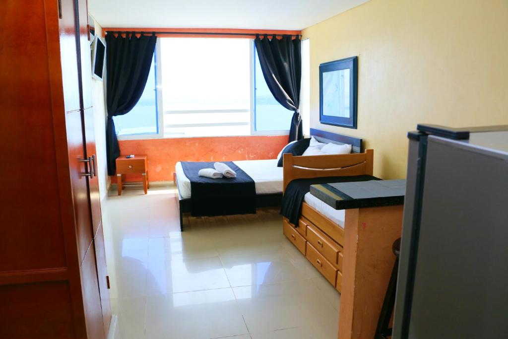 E19C1 Apartamento en cartagena vista al mar aire acondicionado y wifi