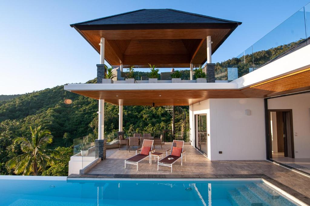 Fotografie z fotogalerie ubytování Luxury Seaview with Private Pool v destinaci Nathon