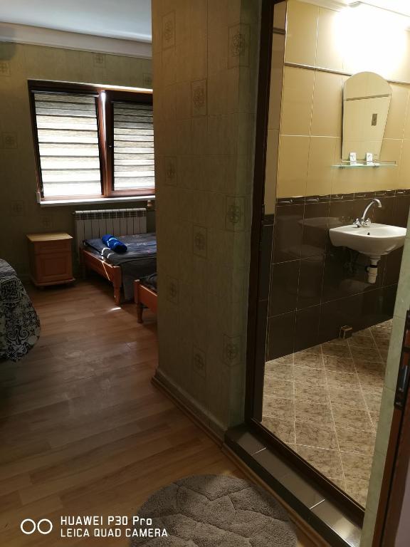 Koupelna v ubytování Hotel Belisimo