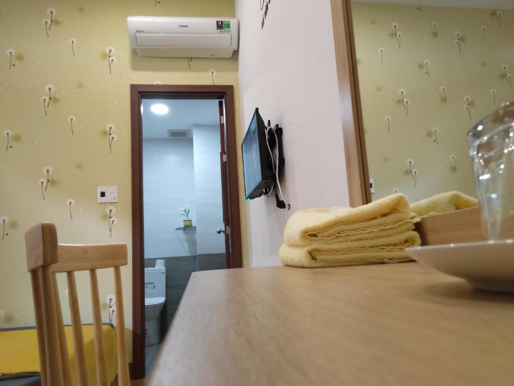 TV a/nebo společenská místnost v ubytování Homestay Halley