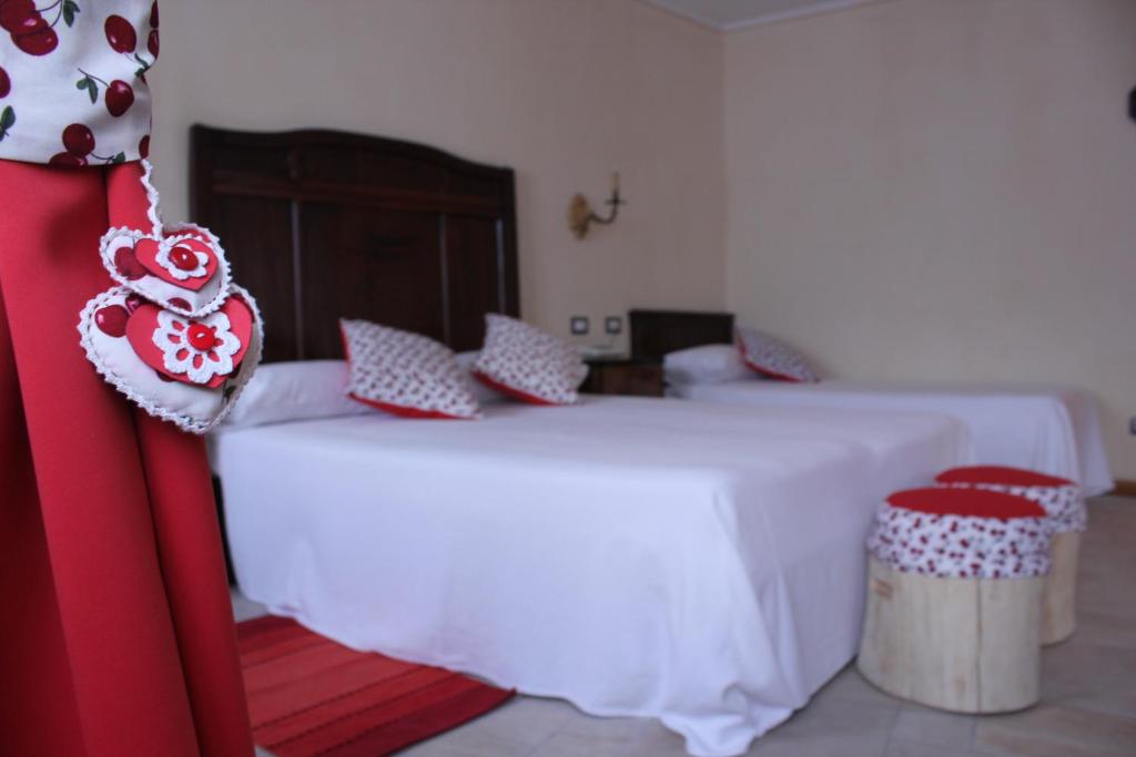 Postel nebo postele na pokoji v ubytování Agriturismo Antico Filare