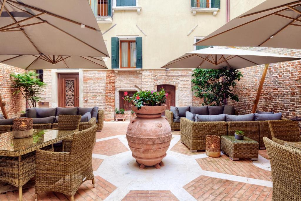 Posezení v ubytování Hotel Bisanzio