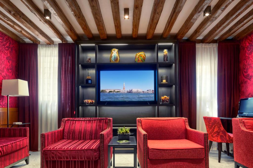 Posezení v ubytování Hotel Bisanzio