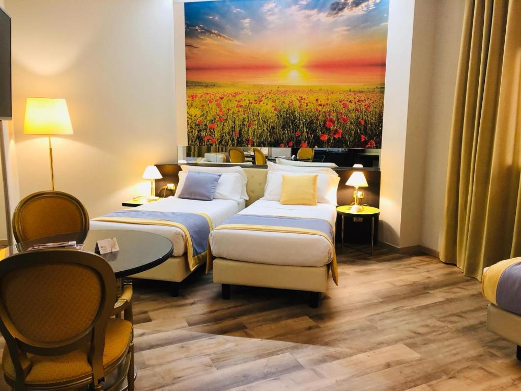 Posezení v ubytování AS Hotel Sempione Fiera