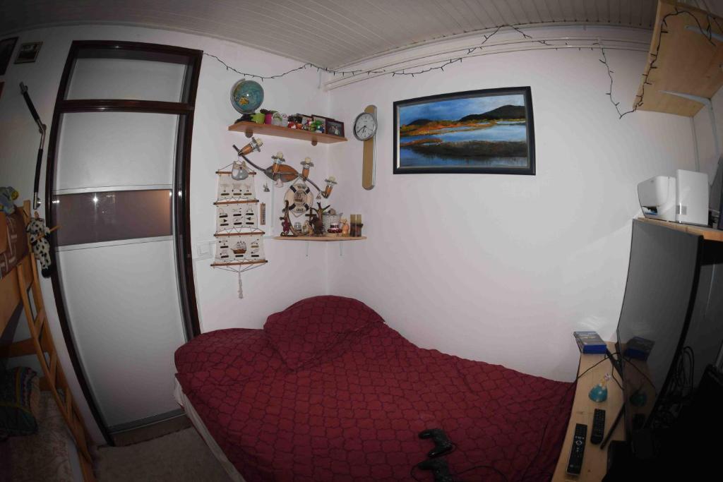 TV a/nebo společenská místnost v ubytování Casa Bohinj
